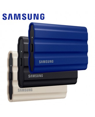 SAMSUNG T7 SHIELD EXTERNAL SSD 2TB (TYPE C+A USB 3.2 GEN.2 10Gbps